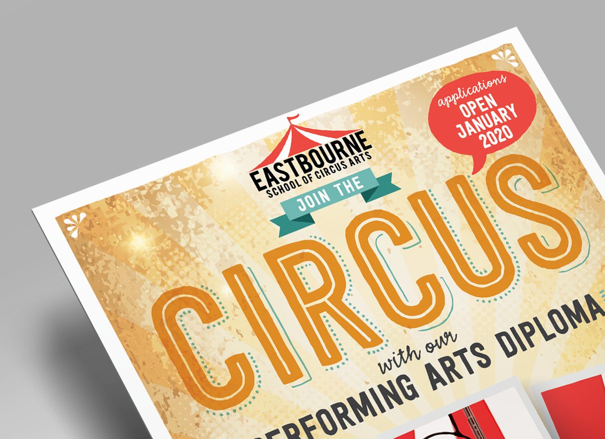 eastbourne school of circus arts poster